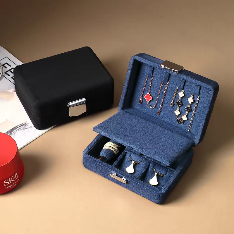 High-end portable jewelry storage box